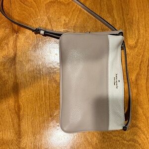 Kate Spade Taupe Leather Shoulder Bag
